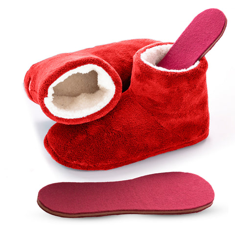 Booties with Heated Insoles